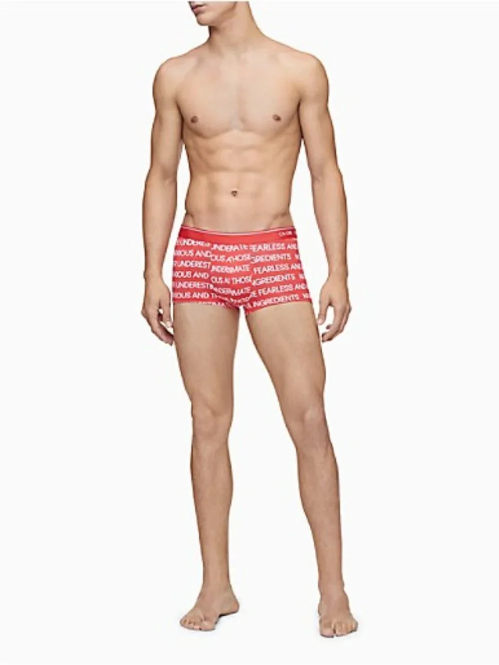 Calvin Klein NB2225 Mens Multicolor Stretch Low Rise Trunk Single Pack Underwear